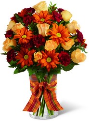 Golden Autumn Bouquet from Clermont Florist & Wine Shop, flower shop in Clermont